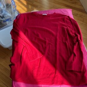 J. Jill Vibrant Red Sweater